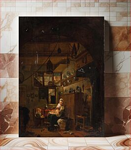 Πίνακας, A Dutch farmhouse by Thomas Wijck