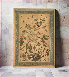 Πίνακας, A floral fantasy of animals and birds (Waq-waq), early 1600s