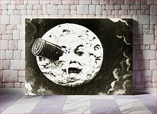 Πίνακας, A frame from the 1902 French silent adventure film 'A Trip to the Moon' (Le Voyage dans la Lune)