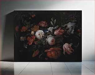 Πίνακας, A Garland of Flowers by Abraham Mignon