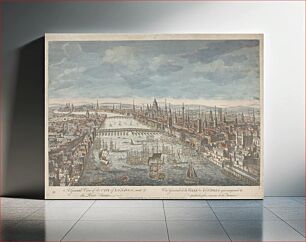 Πίνακας, A General View of the City of London, next the River Thames