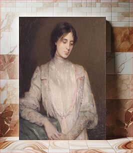 Πίνακας, A Gentlewoman by J. Alden Weir