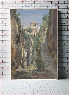 Πίνακας, A Glen in Sorrento by Thomas Hartley Cromek