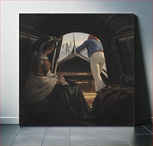 Πίνακας, A gondola by Julius Exner