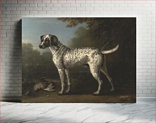 Πίνακας, A Grey Spotted Hound (1738) by John Wootton