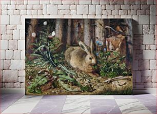 Πίνακας, A Hare in the Forest (1585) by Hans Hoffmann