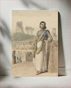 Πίνακας, A High Caste Woman Standing by a Wall