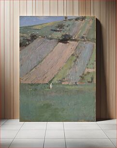 Πίνακας, A Hillside, Giverny by Theodore Robinson