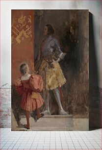 Πίνακας, A Knight and Page (from Johann Wolfgang von Goethe’s “Götz von Berlichingen” )