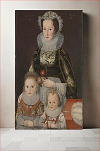 Πίνακας, A Lady and Her Two Children