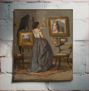 Πίνακας, A Lady in the Studio by David Jacobsen