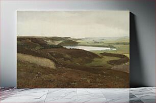 Πίνακας, A Landscape near Bryrup, Jutland by L. A. Ring