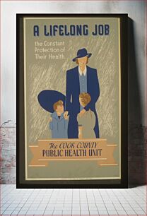 Πίνακας, A lifelong job--the constant protection of their health--The Cook County Public Health Unit E.S. Reid