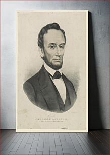Πίνακας, A. Lincoln. Abraham Lincoln. Sixteenth President of the United States, (Undated )by Currier & Ives