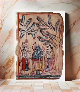 Πίνακας, A Man Greets Rama and Lakshmana, Folio from a Ramayana (Adventures of Rama)