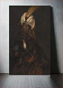 Πίνακας, A Man Wearing a Turban and Armour by Karel Van Iii Mander