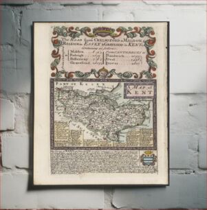 Πίνακας, A map of Kent
