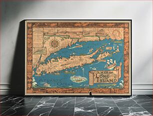 Πίνακας, A map of Long Island