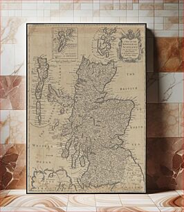 Πίνακας, A map of the kingdom of Scotland from the latest and best observations, for Mr. Tindal's Continuation of Mr. Rapin's History