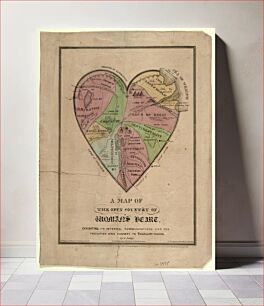Πίνακας, A Map of The Open Country of Woman's Heart, Smithsonian National Museum of African Art