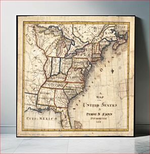 Πίνακας, A map of the United States