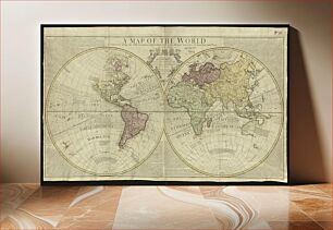 Πίνακας, A map of the world : corrected from the observations communicated to the Royal Societys of London and Paris
