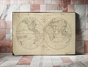 Πίνακας, A map of the world from the best authorities