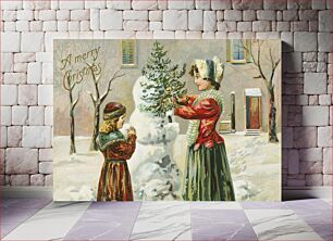 Πίνακας, A Merry Christmas (1903) from The Miriam And Ira D. Wallach Division Of Art, Prints and Photographs: Picture Collection by an unknown artist