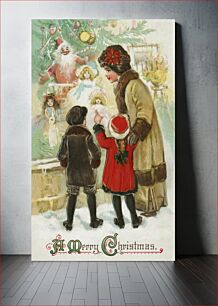 Πίνακας, A Merry Christmas (1912) from The Miriam and Ira D. Wallach Division of Art, Prints and Photographs: Picture Collection by Frances Brundage