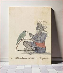 Πίνακας, A Mohametan with his Parrot