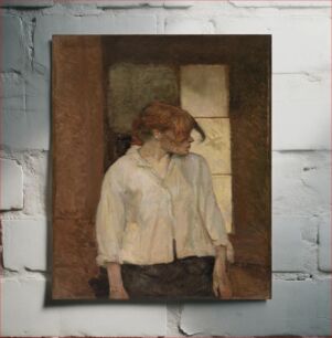 Πίνακας, "A Montrouge"–Rosa La Rouge by Henri de Toulouse Lautrec