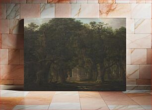 Πίνακας, A monument in an oak forest by Johann Friedrich Weitsch