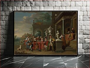 Πίνακας, A Musical Gathering at the Court of the Elector Karl Albrecht of Bavaria by Peter Jacob Horemans