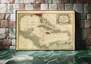 Πίνακας, A new & accurate map of the West Indies and the adjacent parts of North & South America