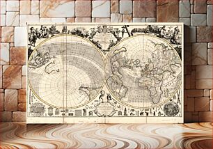 Πίνακας, A new and correct map of the world projected upon the plane of the horizon laid down from the newest discoveries and most exact observations