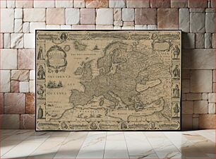 Πίνακας, A new and most exact map of Europe described by N