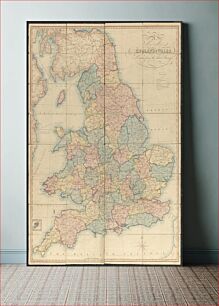 Πίνακας, A new map of England & Wales, drawn from the latest surveys