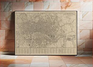 Πίνακας, A new map of London, and the adjacent villages including the new streets and public buildings : corrected to 1836