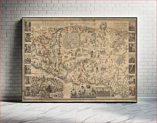 Πίνακας, A new map of the Land of Promise and the holy city of Jerusalem describing the most important events in the Old & New Testaments