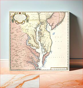 Πίνακας, A New Map of Virginia and Maryland and the Improved Parts of Pennsylvania and New Jersey