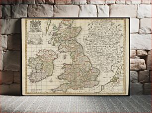 Πίνακας, A new mapp of England Scotland and Ireland