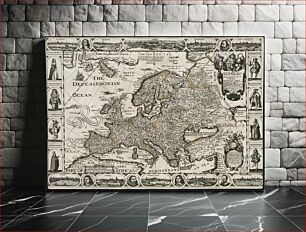 Πίνακας, A new, plaine & exact map of Europe : described by N