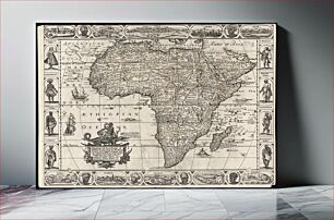 Πίνακας, A new, plaine, & exact mapp of Africa : described by N