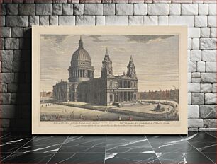 Πίνακας, A North West View of St. Paul's Cathedral, London