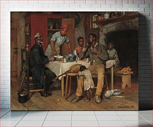 Πίνακας, A Pastoral Visit (1881) by Richard Norris Brooke