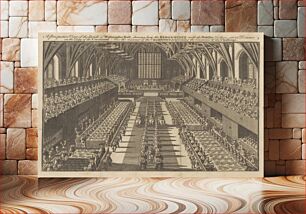Πίνακας, A Perspective View of the Inside of Westminster Hall