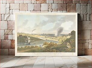 Πίνακας, A Pictoresque View on the Tyne with Newcastle from the East