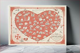 Πίνακας, A pictorial map of loveland
