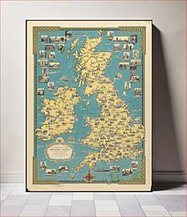 Πίνακας, A pictorial map of the British Isles