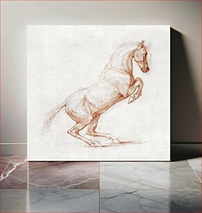 Πίνακας, A Prancing Horse, Facing Right (ca. 1790) by George Stubbs